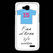 Coque LG L90 3/4 arrière Bonus offensif-défensif Blanc 2