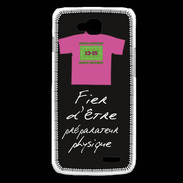 Coque LG L90 Préparateur physique Bonus offensif-défensif Noir