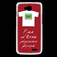 Coque LG L90 Préparateur physique Bonus offensif-défensif Rouge