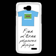 Coque LG L90 Préparateur physique Bonus offensif-défensif Blanc 2
