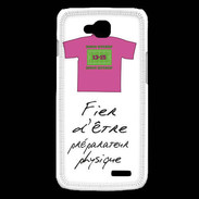 Coque LG L90 Préparateur physique Bonus offensif-défensif Blanc
