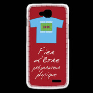 Coque LG L90 Préparateur physique Bonus offensif-défensif Rouge 2