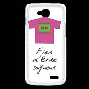 Coque LG L90 Soigneur Bonus offensif-défensif Blanc