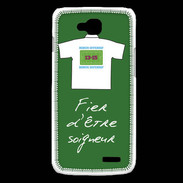 Coque LG L90 Soigneur Bonus offensif-défensif Vert