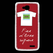 Coque LG L90 Soigneur Bonus offensif-défensif Rouge