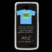 Coque LG L90 Moi je l'ai épousé Bonus offensif-défensif Noir 2
