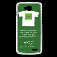 Coque LG L90 Moi je l'ai élevé Bonus offensif-défensif Vert
