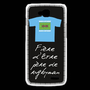 Coque LG L90 Père de rugbyman Bonus offensif-défensif Noir 2