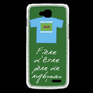 Coque LG L90 Père de rugbyman Bonus offensif-défensif Vert 2