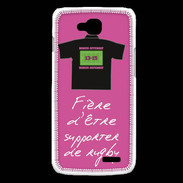 Coque LG L90 Supporters Bonus offensif-défensif Rose 2