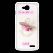 Coque LG L90 J'attend un bébé PR