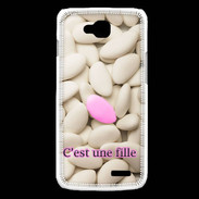 Coque LG L90 Dragée C'est une fille PR