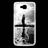 Coque LG L90 Personnage en noir et blanc PR