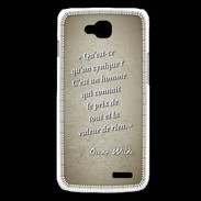 Coque LG L90 Cynique Sepia Citation Oscar Wilde