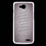Coque LG L90 Cynique Violet Citation Oscar Wilde
