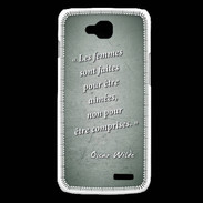 Coque LG L90 Femmes comprises Vert Citation Oscar Wilde