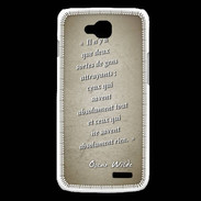 Coque LG L90 Gens attrayants Sepia Citation Oscar Wilde