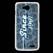 Coque LG L90 Since crane bleu 1991