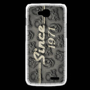 Coque LG L90 Since crane gris 1971