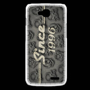 Coque LG L90 Since crane gris 1996