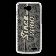 Coque LG L90 Since crane gris 2000