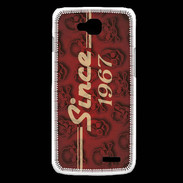 Coque LG L90 Since crane rouge 1967