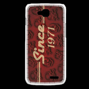 Coque LG L90 Since crane rouge 1971