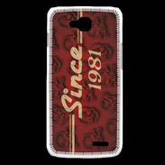Coque LG L90 Since crane rouge 1981