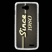 Coque LG L90 Since 1980 gris