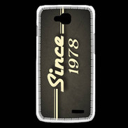 Coque LG L90 Since 1978 gris