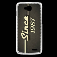 Coque LG L90 Since 1987 gris