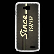 Coque LG L90 Since 1989 gris