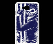 Coque LG L90 Tête de mort Biker USA