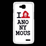Coque LG L90 I love anonymous