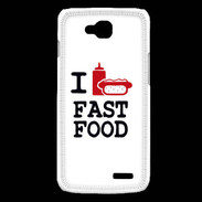 Coque LG L90 I love Fast Food