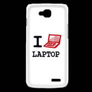 Coque LG L90 I love Laptop