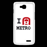 Coque LG L90 I love Metro