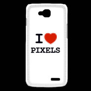 Coque LG L90 I love Pixels