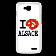 Coque LG L90 I love Alsace 2