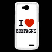 Coque LG L90 I love Bretagne