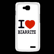 Coque LG L90 I love Biarritz