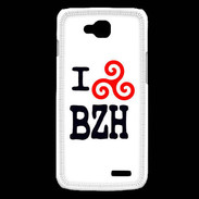 Coque LG L90 I love BZH 2