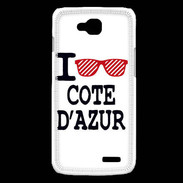 Coque LG L90 I love Cote d'Azur 2