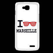 Coque LG L90 I love Marseille 2