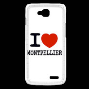 Coque LG L90 I love Montpellier