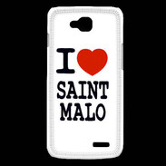 Coque LG L90 I love Saint Malo