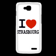 Coque LG L90 I love Strasbourg