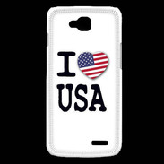 Coque LG L90 I love USA 2