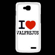 Coque LG L90 I love Valfréjus