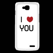 Coque LG L90 I love you